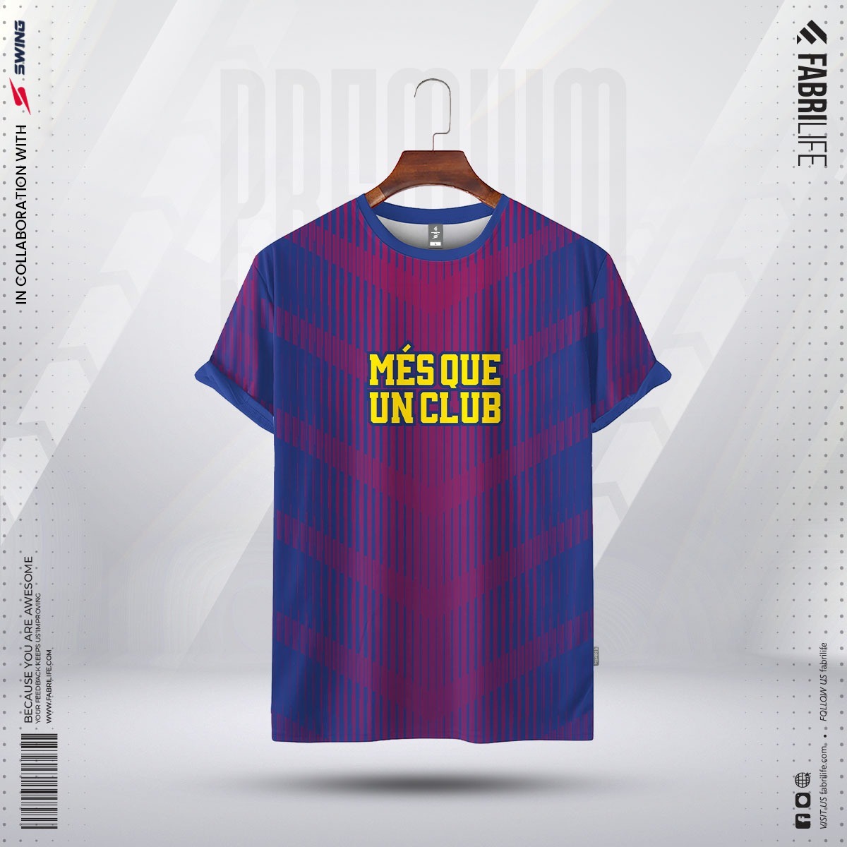 Mens Premium Sports Active Wear T-shirt - Catalan