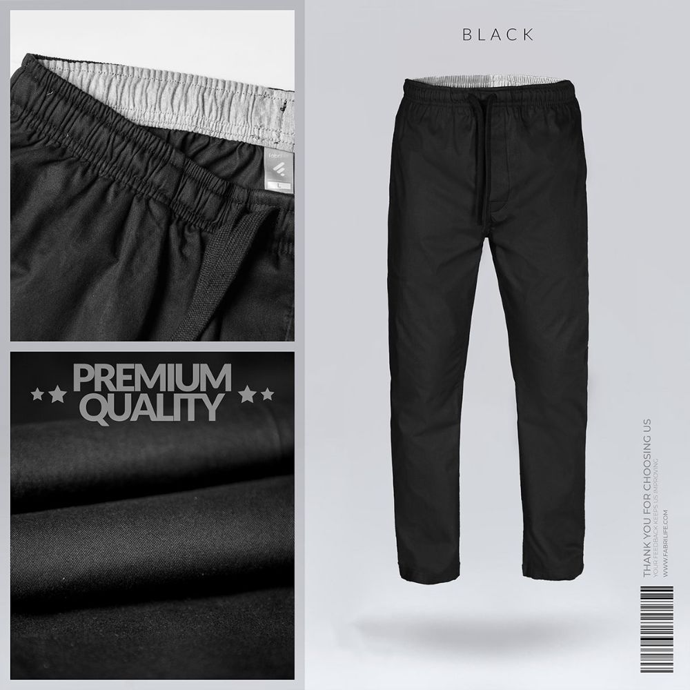 Teens Premium Comfy Trouser - Black