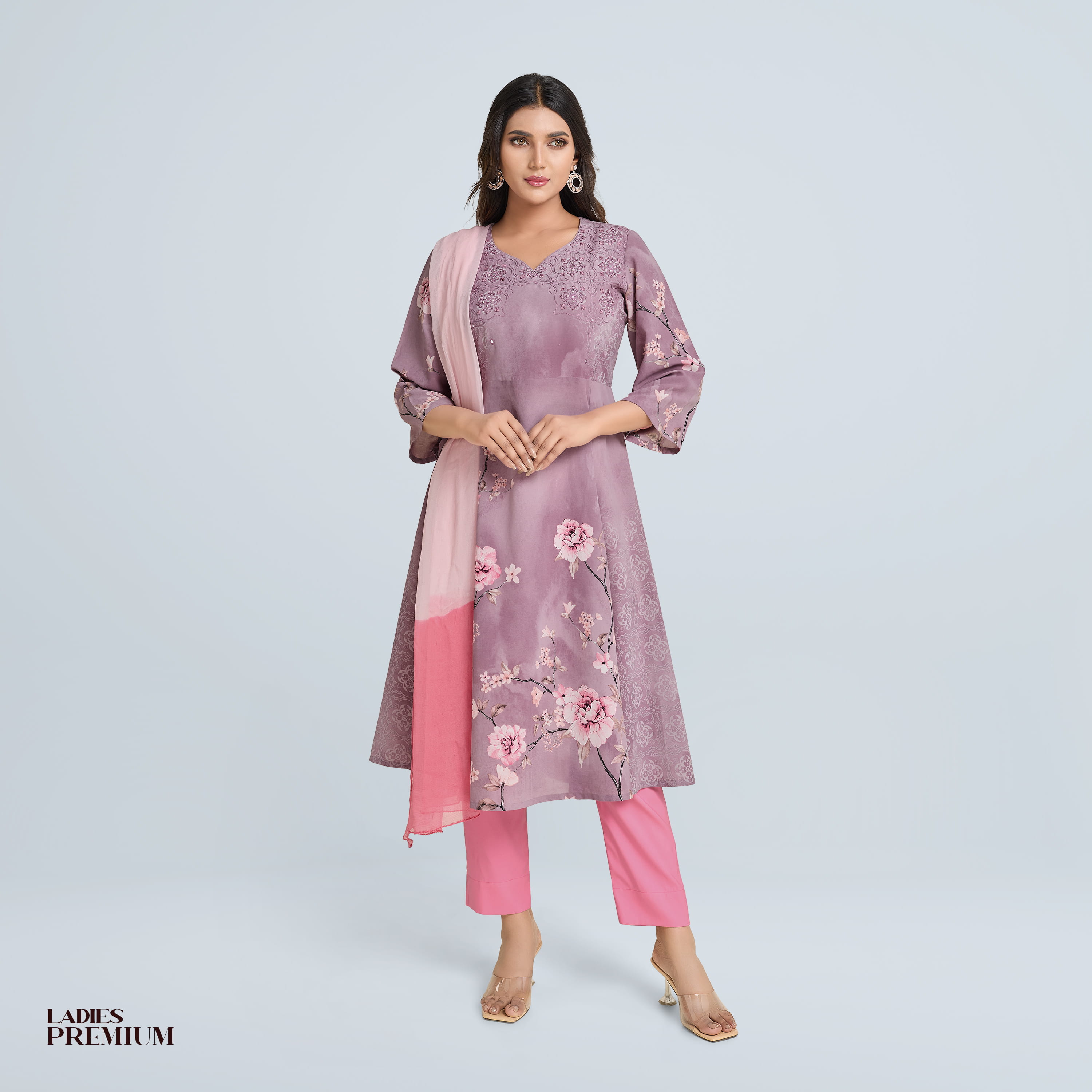 Womens Premium Salwar Kameez [3pcs] - Floret