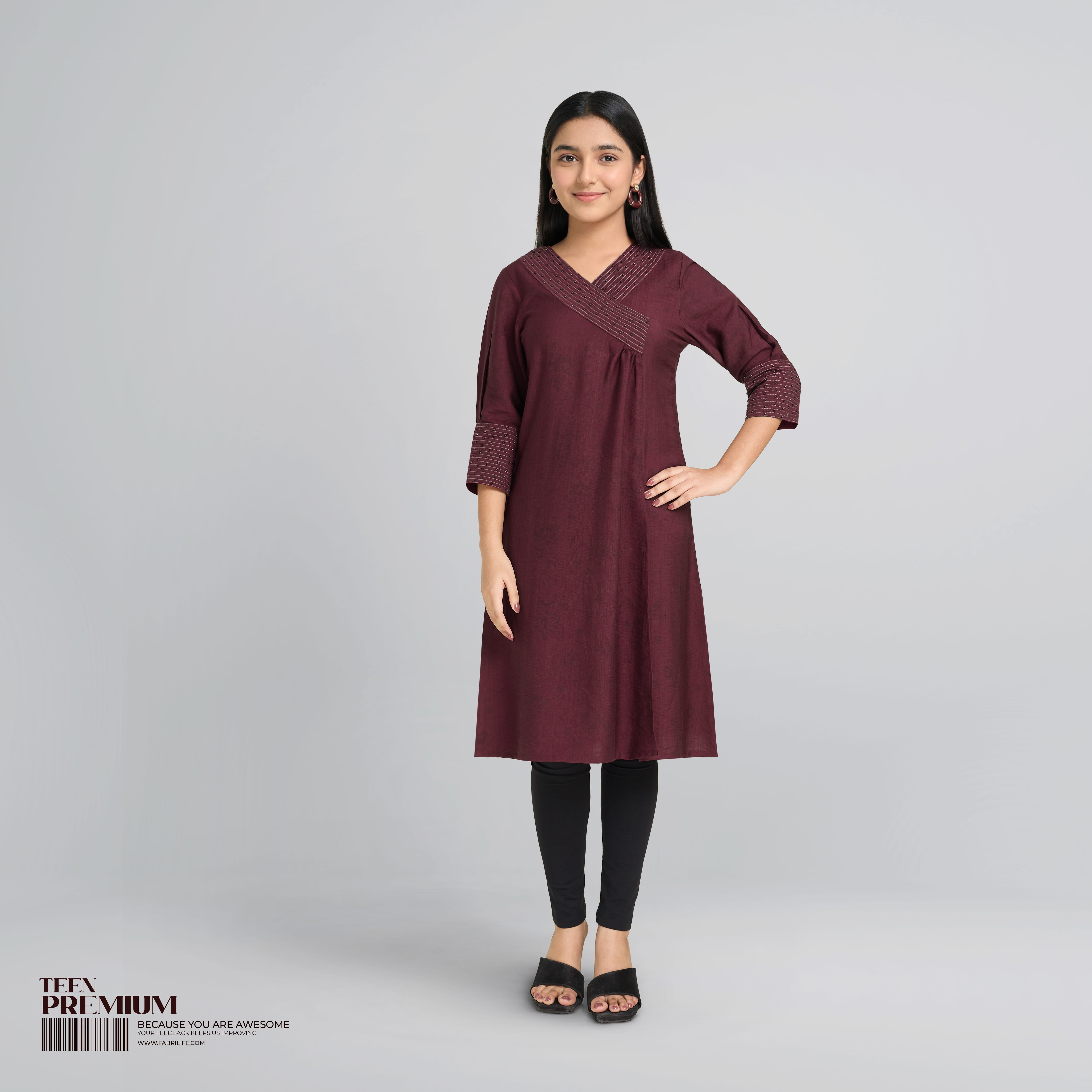 Teen Girls Premium Kurti - Redrime