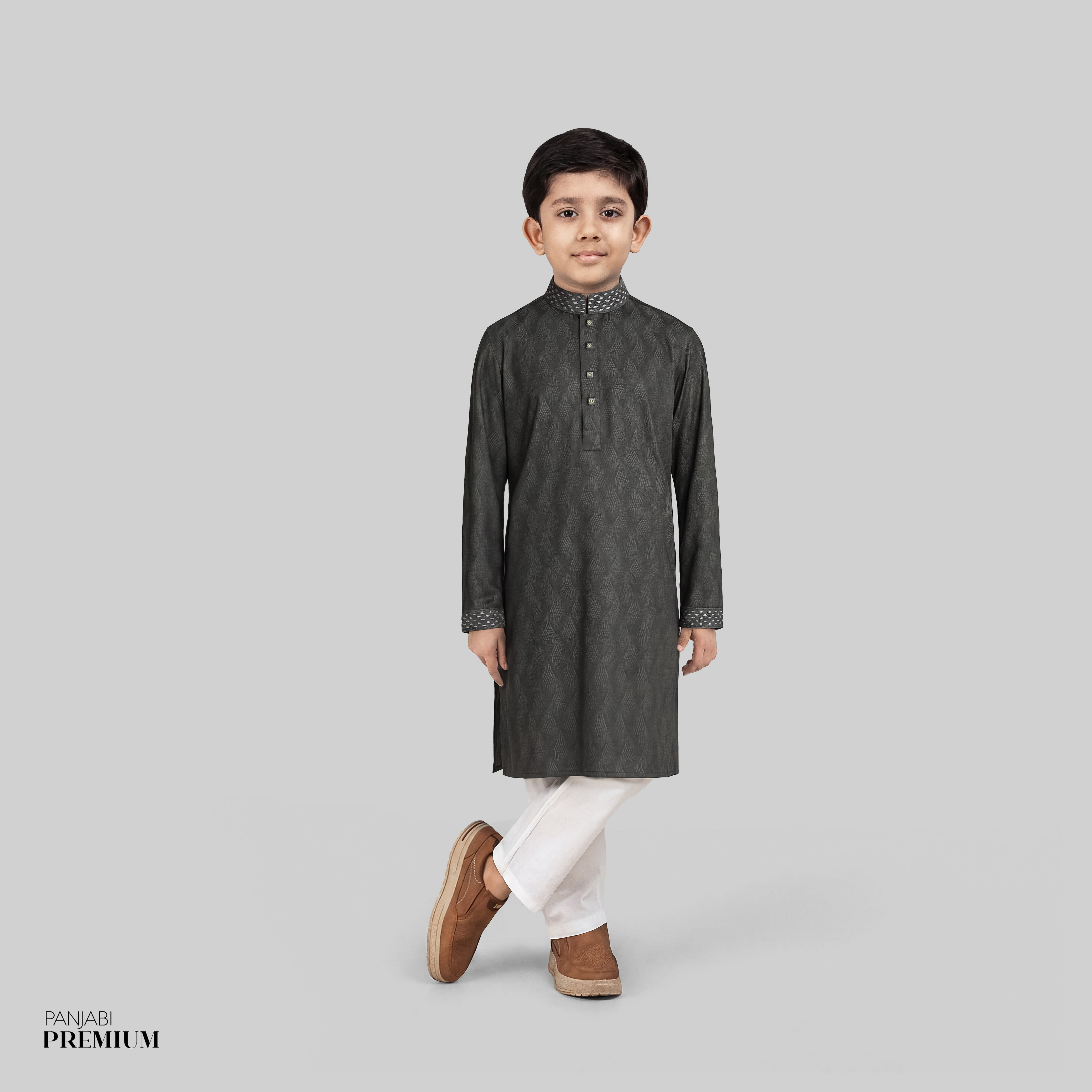 Kid Boys Premium Panjabi - Azrain_Kid