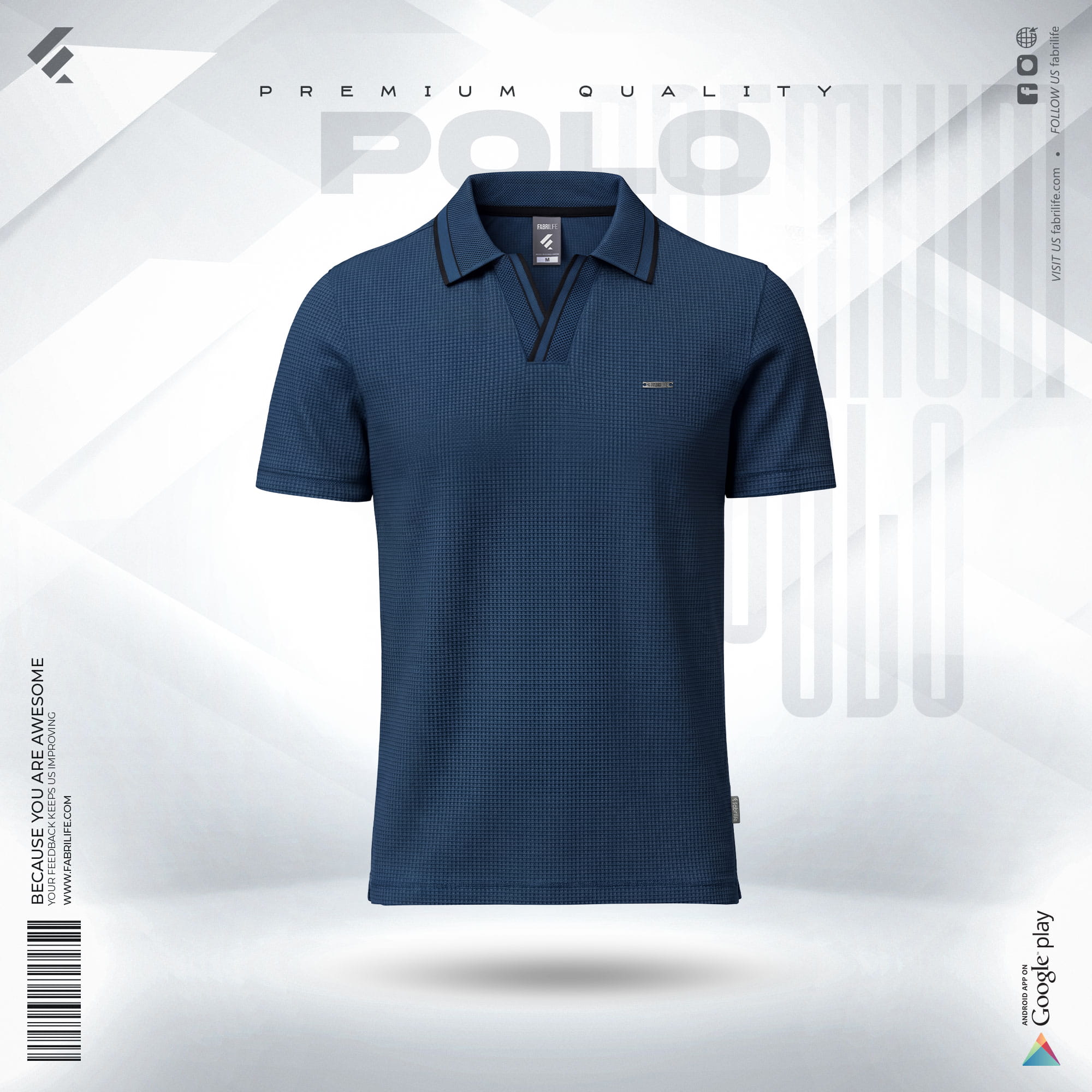 Mens Premium Luxe Polo - Dominion