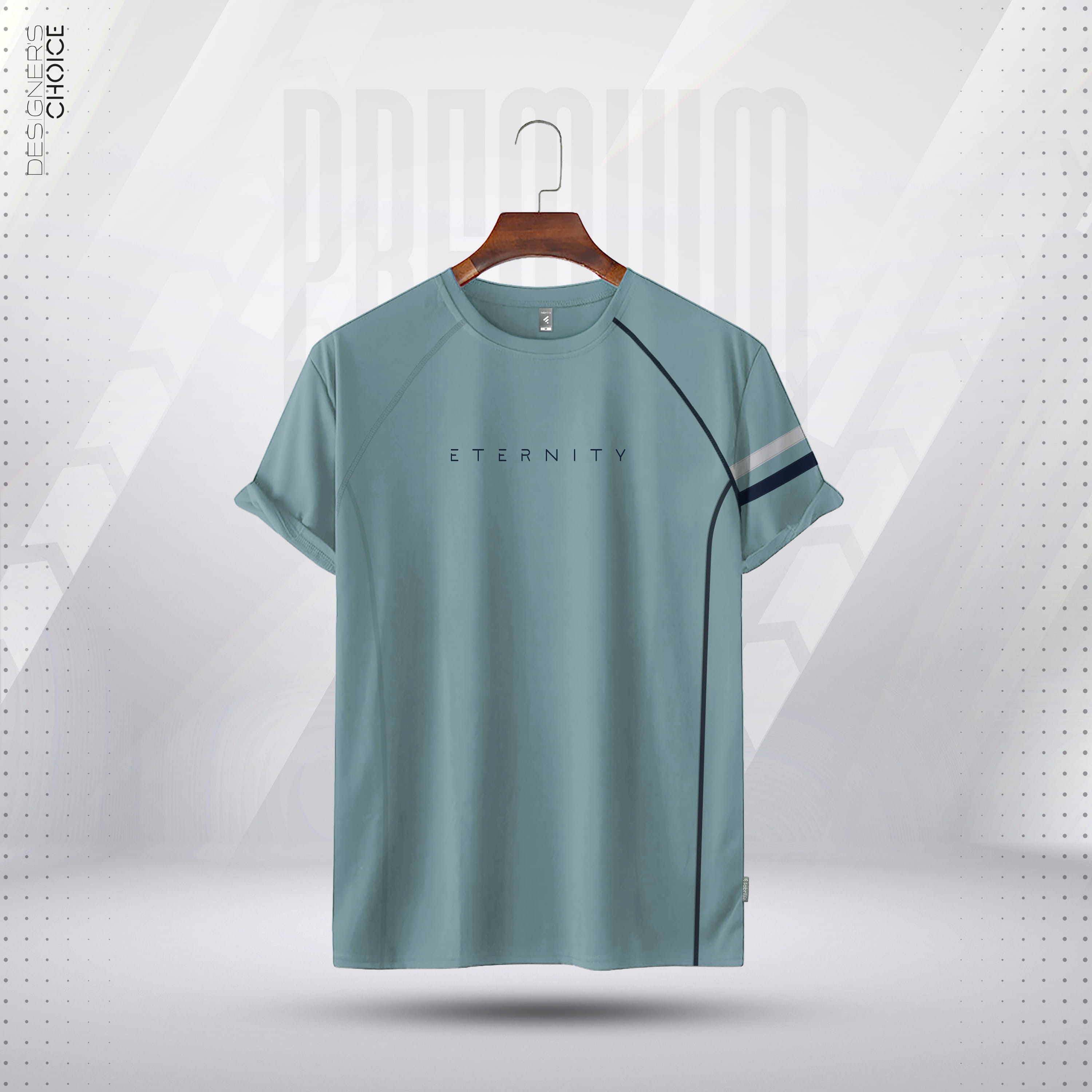 Mens Premium T-Shirt -Eternity [Stormy Sea]