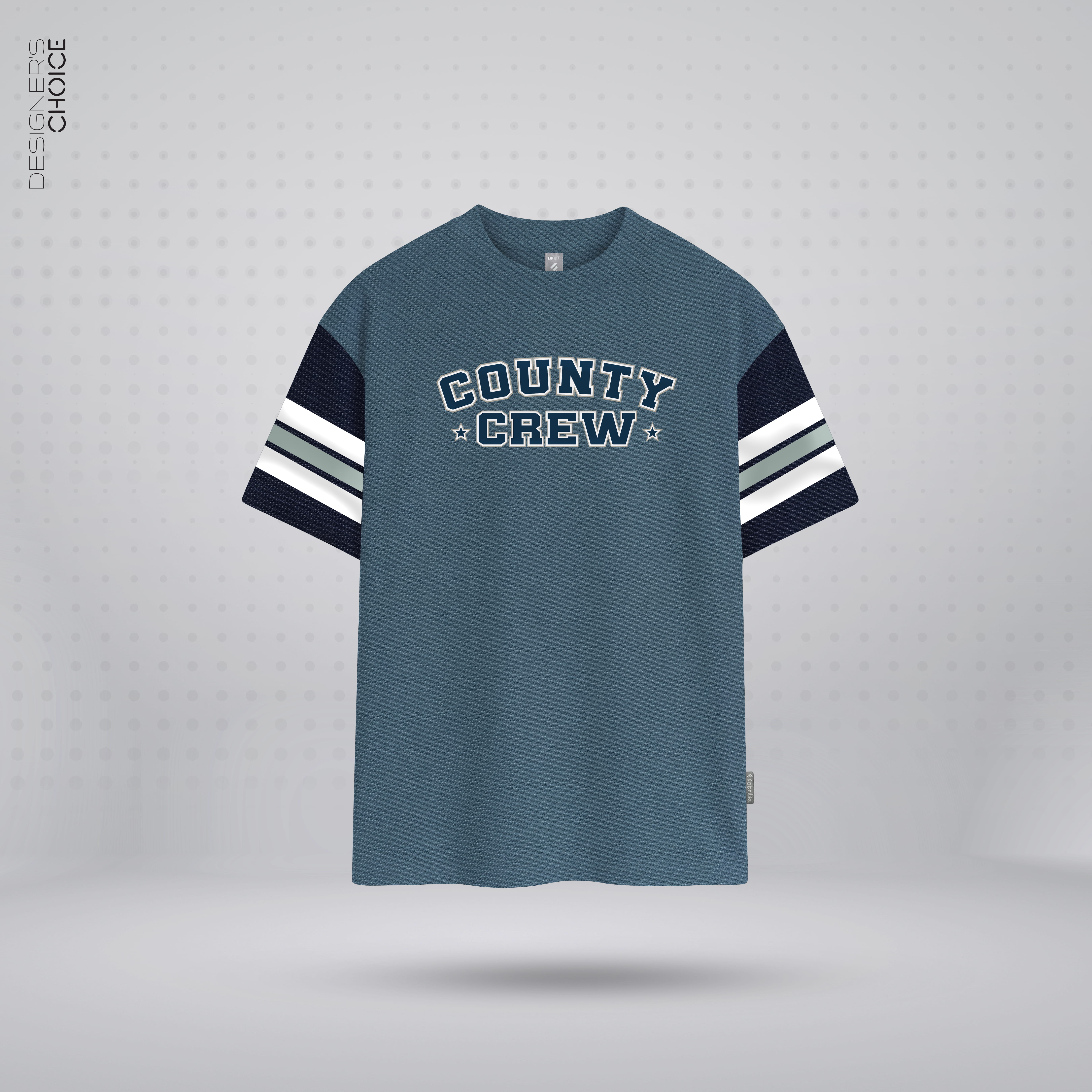 Mens Premium Drop Shoulder T-Shirt  - County Crew