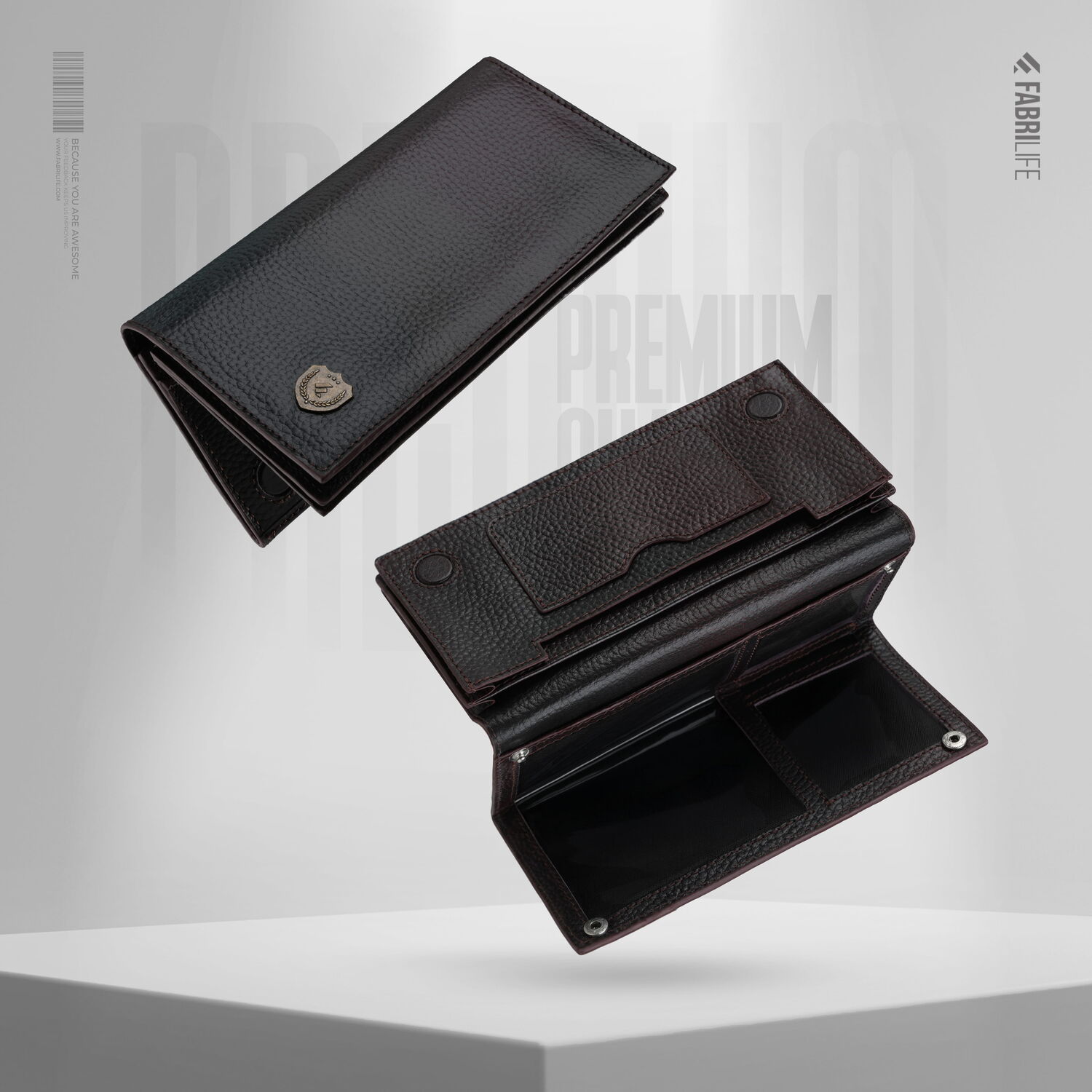 Premium Genuine Leather Wallet - Magnate