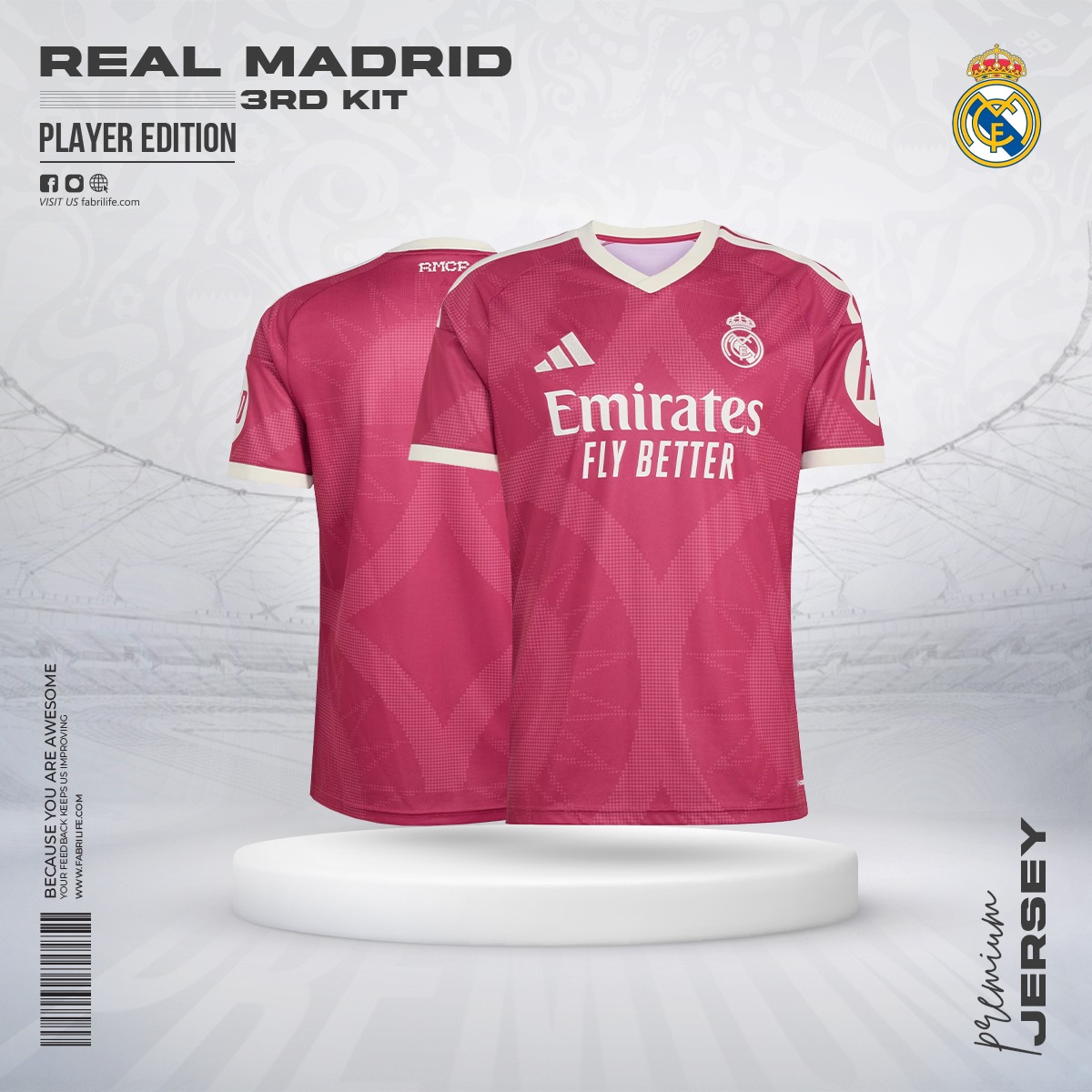 Real Madrid 26/27 Third Jersey - Player Edition