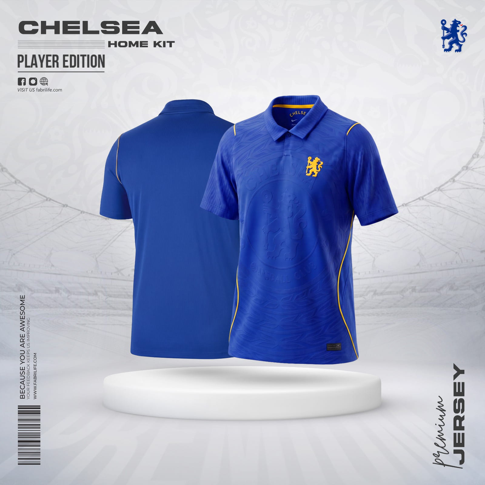 Chelsea 26/27 Home Jersey - Player Edition