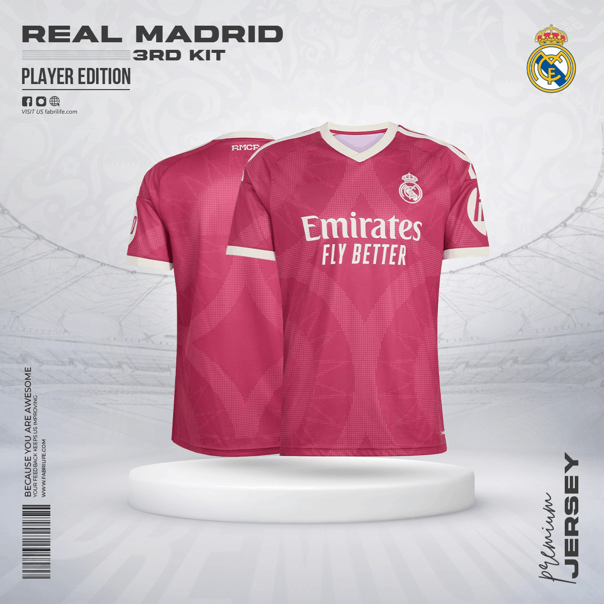 Real Madrid 26/27 Third Jersey - Player Edition
