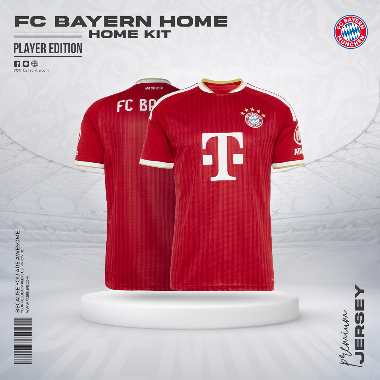Bayern Munich 26/27 Home Jersey - Player Edition