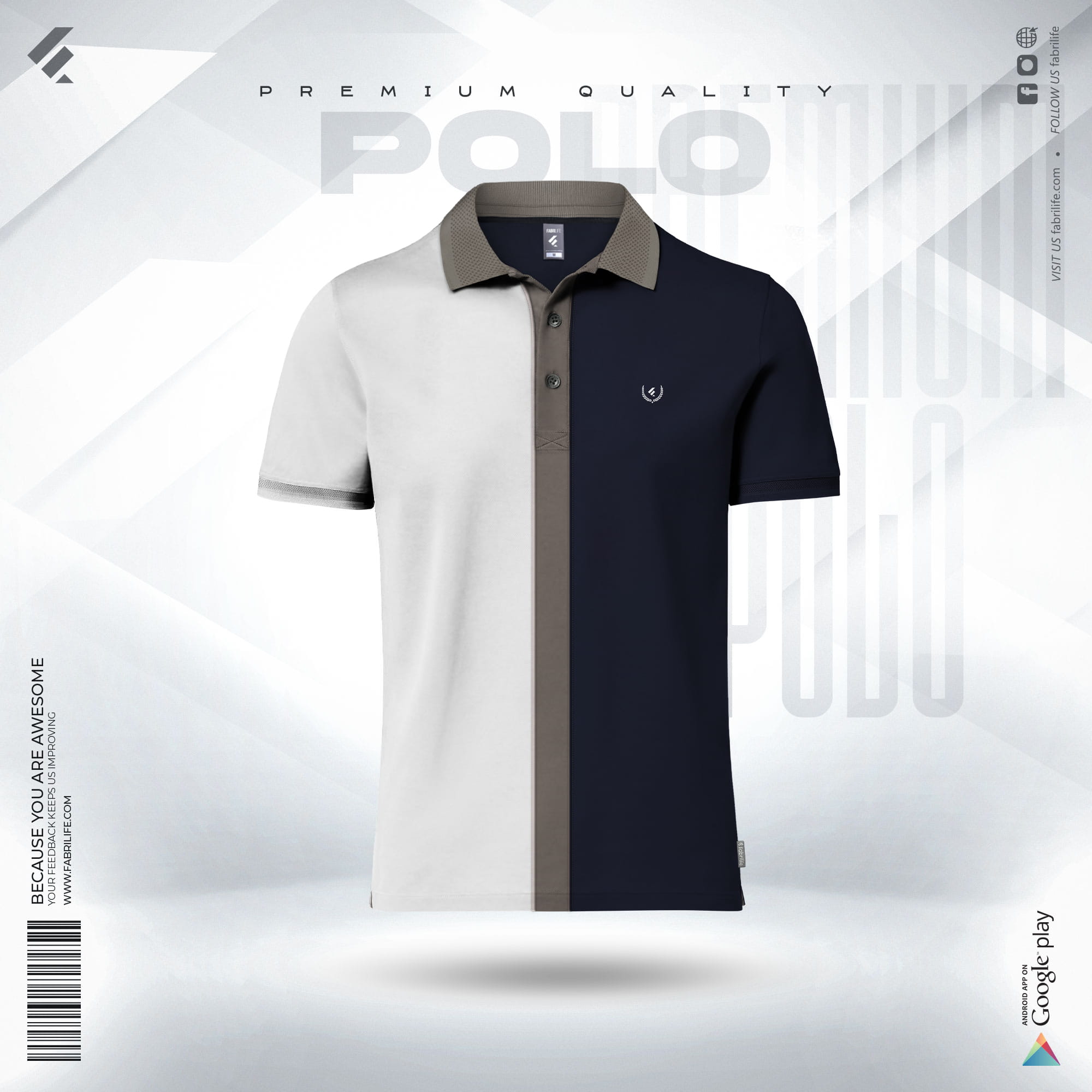 Mens Premium Luxe Polo - Audacity